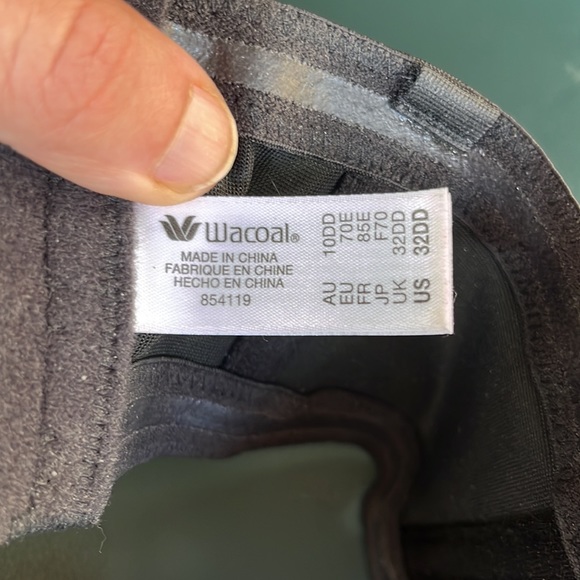 Wacoal Red Carpet convertible strapless black bra 32DD - Picture 5 of 5